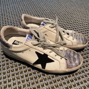 Golden Goose Sparkly Women’s Sneakers Size 8